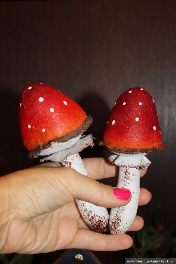 Мухоморчики мои. Игрушки Анны Глазуновой (фото 5)