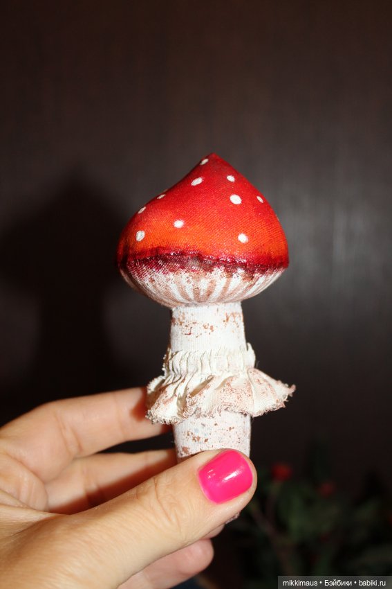 Мухоморчики мои. Игрушки Анны Глазуновой (фото 6)