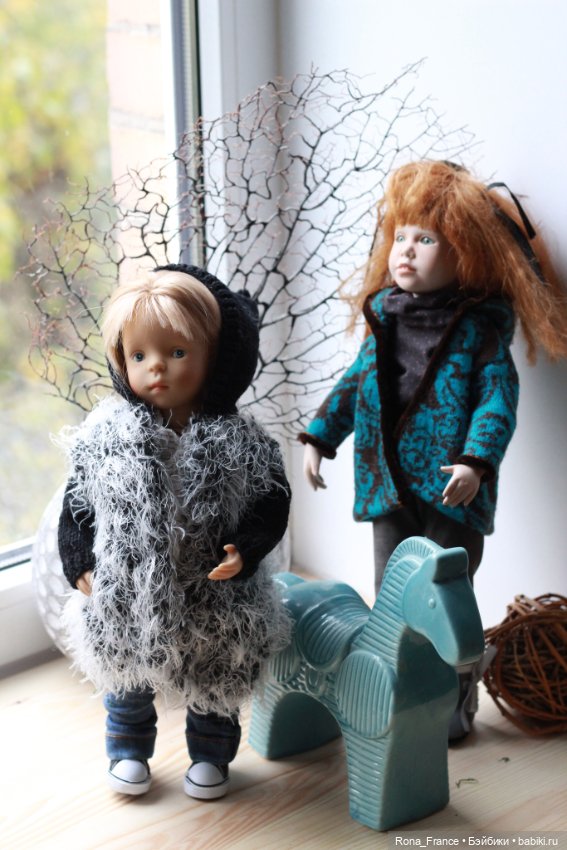 Осень Роны и Франчески (Minouche Petitcollin / Минуш Петиколлин; Polly от Susan Krey/ Полли от Сьюзан Крей)