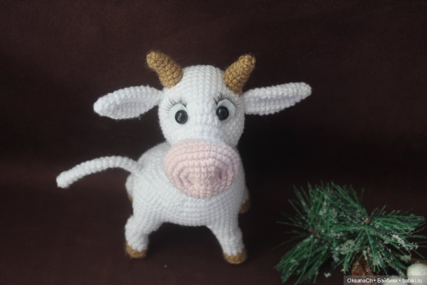 Теленочек Малыш — Вязаные игрушки и амигуруми: крючком (фото 5)
