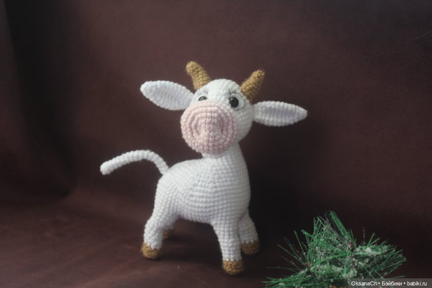 Теленочек Малыш — Вязаные игрушки и амигуруми: крючком (фото 2)