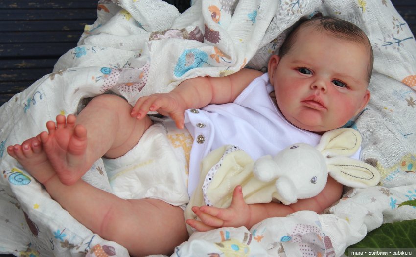 Ella скульптора Bonnie Sieben, автор прототипа Sam's Reborn Nursery