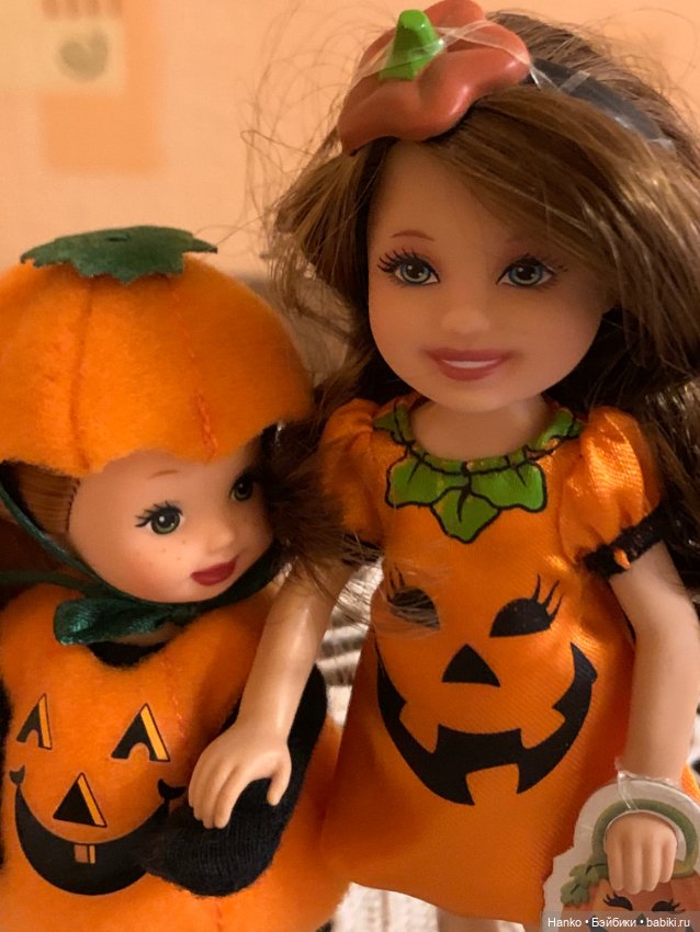 Куколки Челси и Келли. Mattel. Тыковки (фото 4)