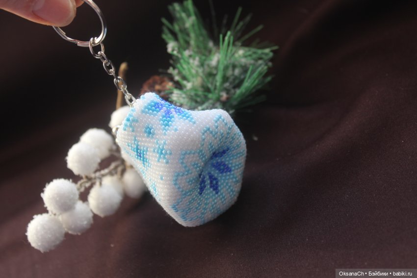Мини пухлик снежинка — Наши хобби и творчество: вышивка (фото 2)