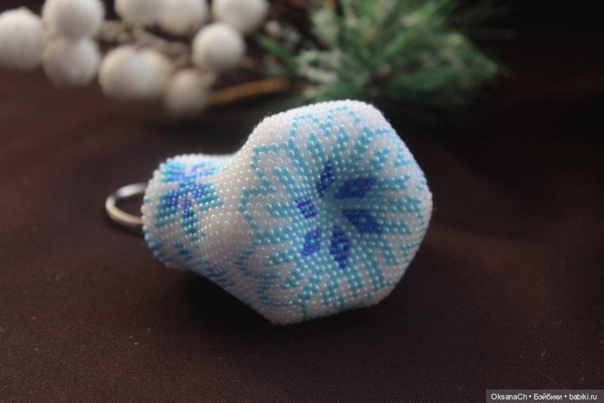 Мини пухлик снежинка — Наши хобби и творчество: вышивка (фото 5)