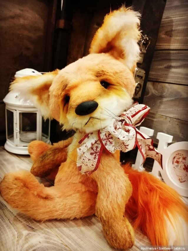 Руфус лисенок - тедди — Авторские мишки Тедди и друзья: фото (фото 8)