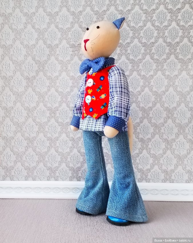 Живет в моем доме кот — Мягкие игровые и текстильные куклы: тряпичные (фото 4)