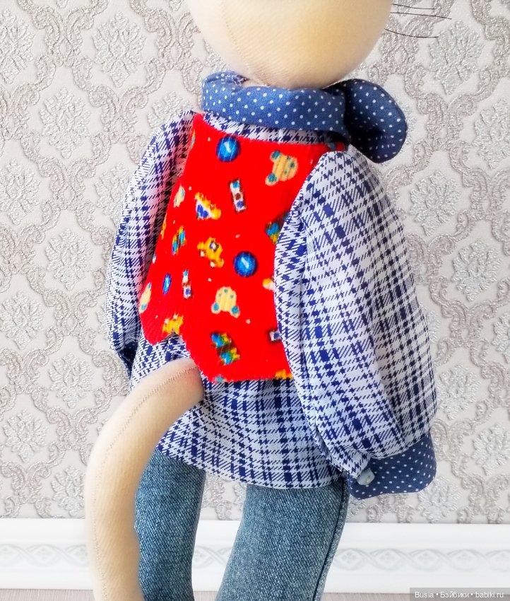 Живет в моем доме кот — Мягкие игровые и текстильные куклы: тряпичные (фото 5)