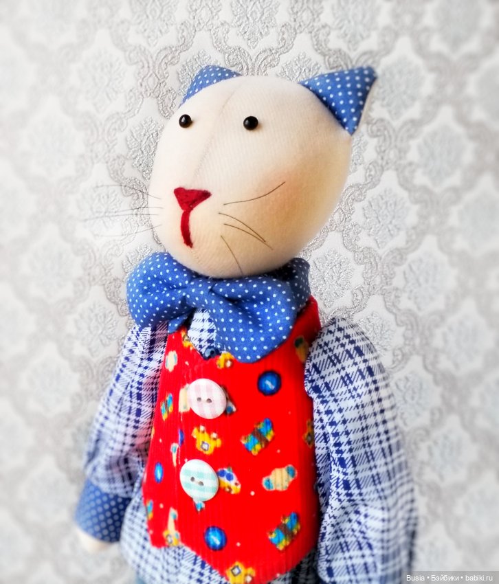 Живет в моем доме кот — Мягкие игровые и текстильные куклы: тряпичные (фото 3)