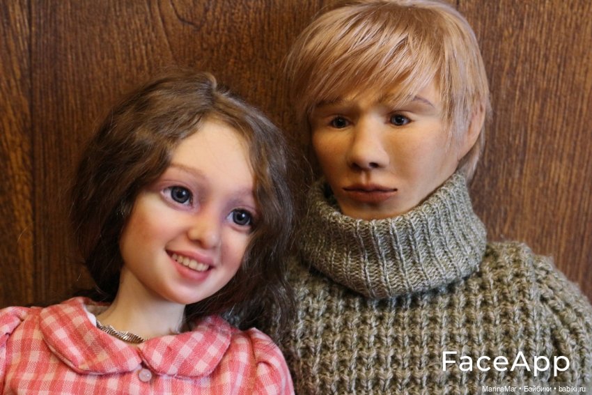 Балуюсь с Face App — Гибридизация кукол BJD (БЖД): пересадка головы (фото 5)