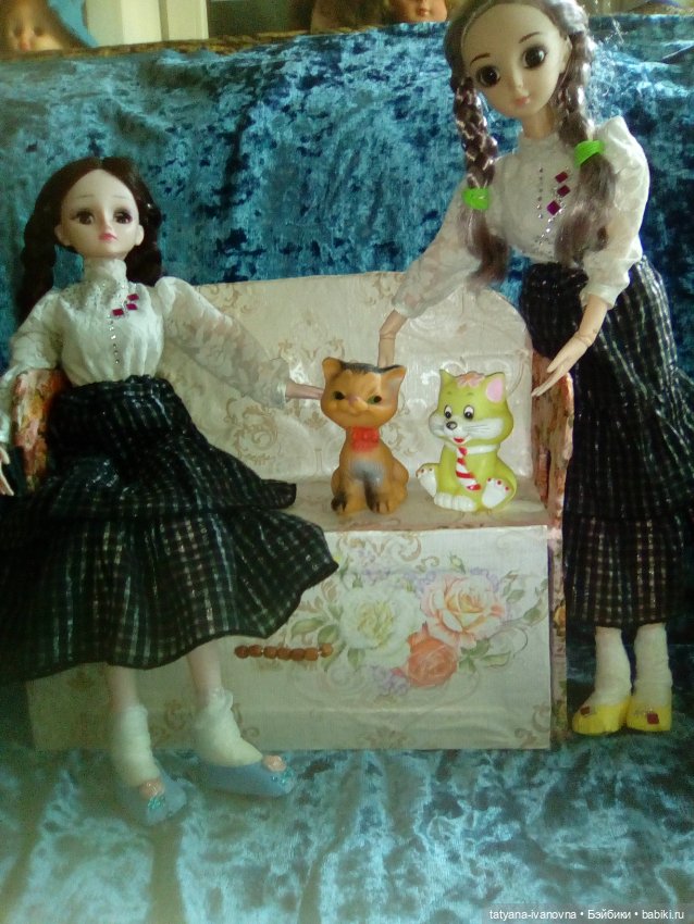 Шарнирные куколки Аделина и Эльмира