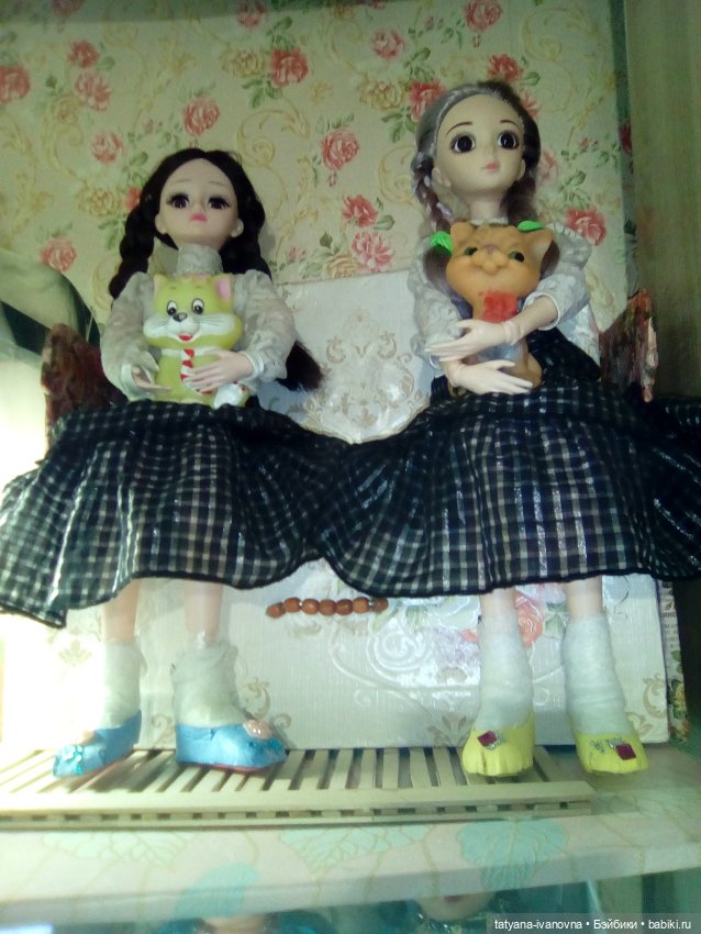 Шарнирные куколки Аделина и Эльмира