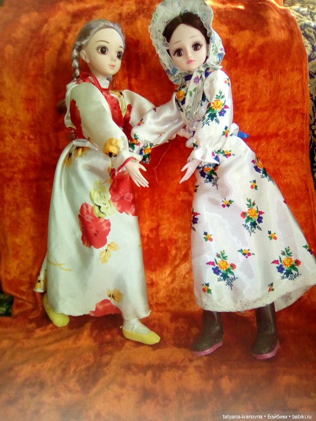 Шарнирные куколки Аделина и Эльмира