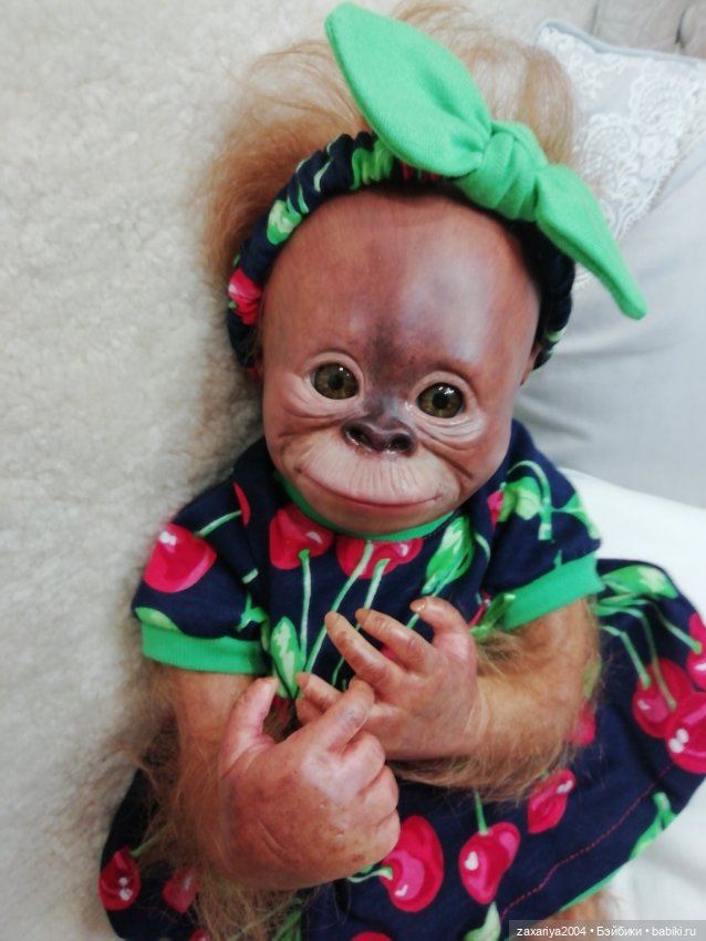 Мой Рыжий огонёк или обезьянка Бинди-работа Рязановой Елены (фото 5)