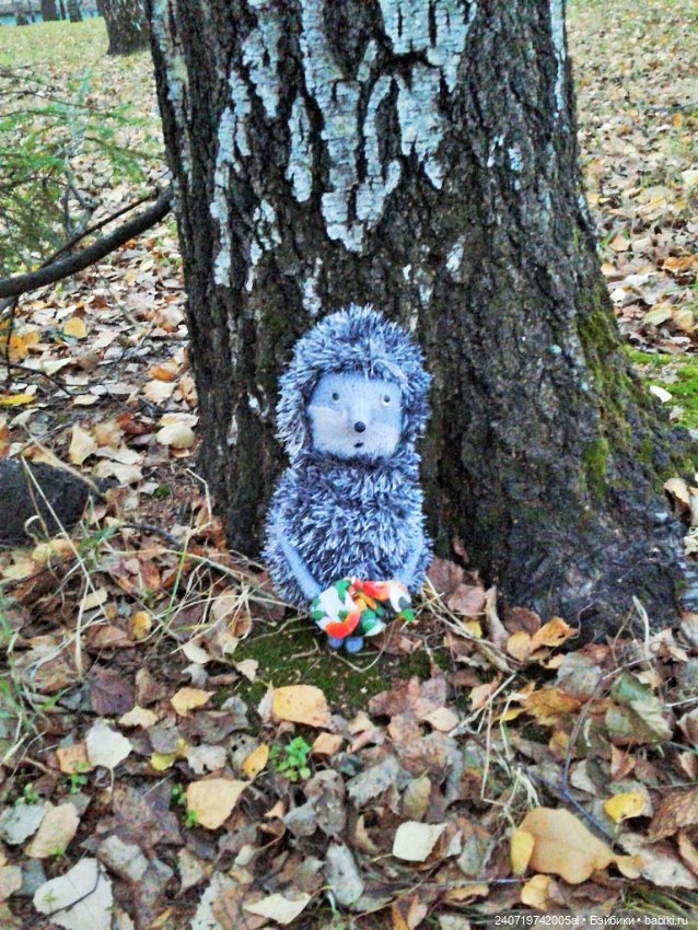 Ежик в осеннем лесу — Вязаные игрушки и амигуруми: крючком (фото 5)