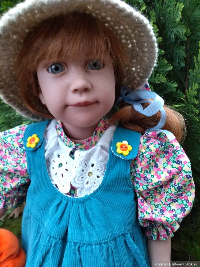 Цвет настроения оранжево-голубой, или новый наряд для куклы (фото 2)