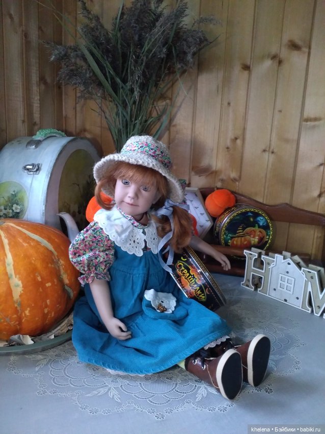 Цвет настроения оранжево-голубой, или новый наряд для куклы (фото 7)