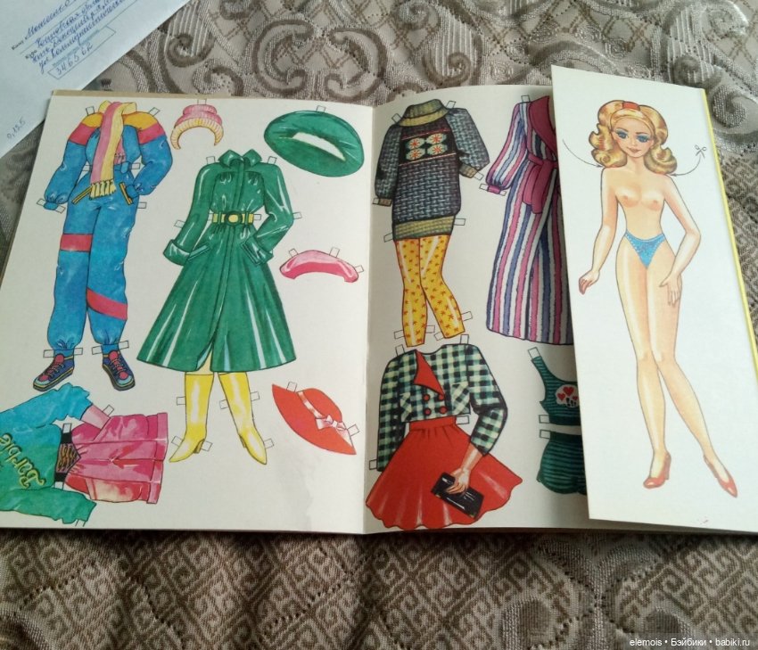 Бумажная кукла Barbi - Варя (фото 4)