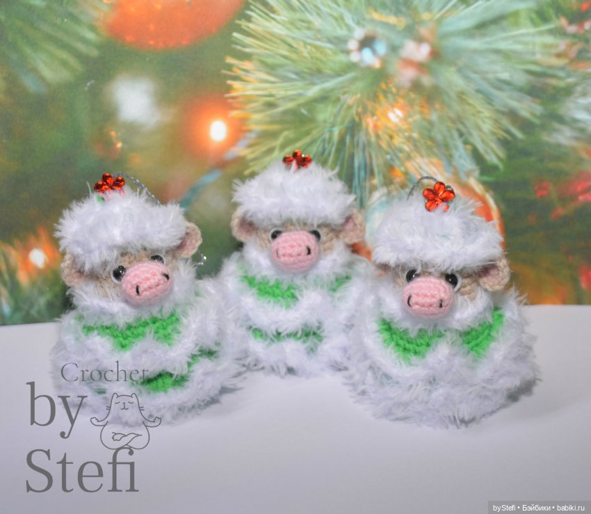 Компания ёлочных игрушек — Вязаные игрушки и амигуруми: крючком (фото 3)