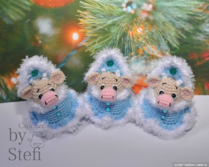 Компания ёлочных игрушек — Вязаные игрушки и амигуруми: крючком (фото 2)