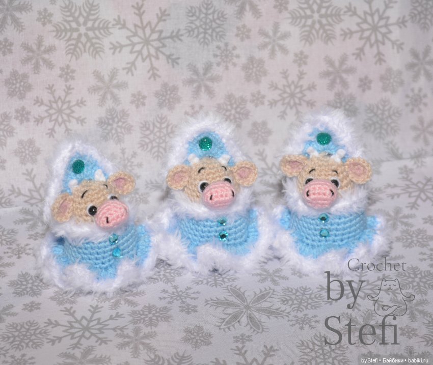 Компания ёлочных игрушек — Вязаные игрушки и амигуруми: крючком (фото 5)