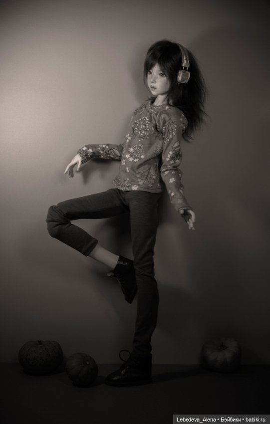 Черно-белые танцы — Гибридизация кукол BJD (БЖД): пересадка головы (фото 8)