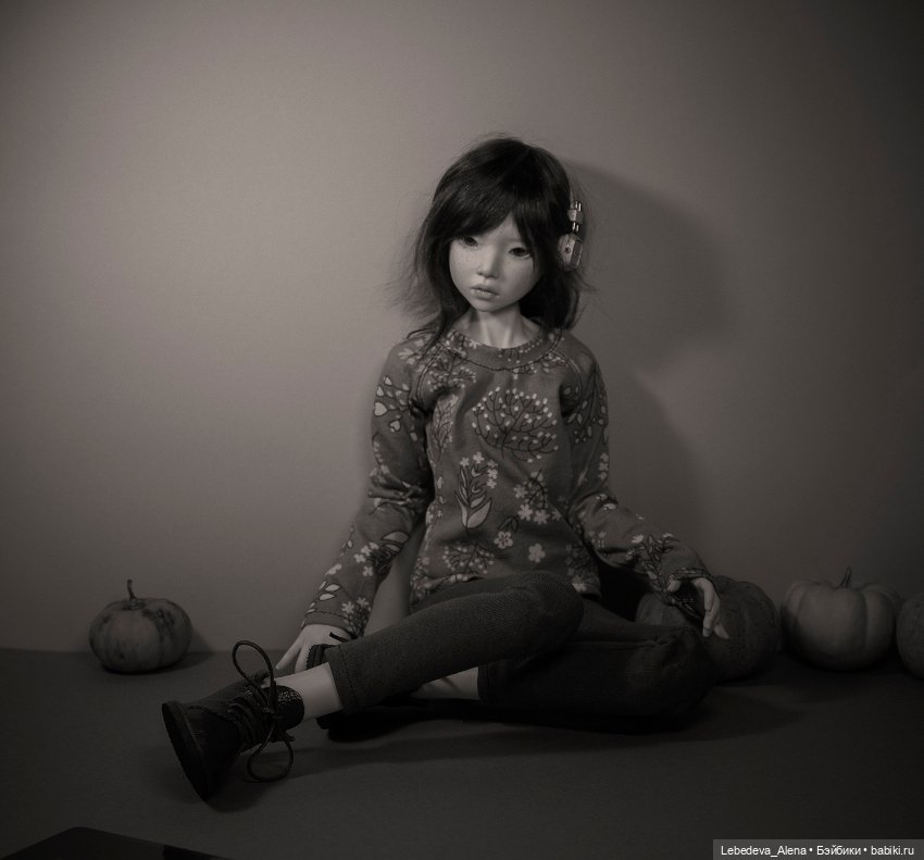 Черно-белые танцы — Гибридизация кукол BJD (БЖД): пересадка головы (фото 5)