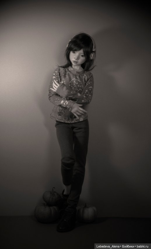 Черно-белые танцы — Гибридизация кукол BJD (БЖД): пересадка головы (фото 7)