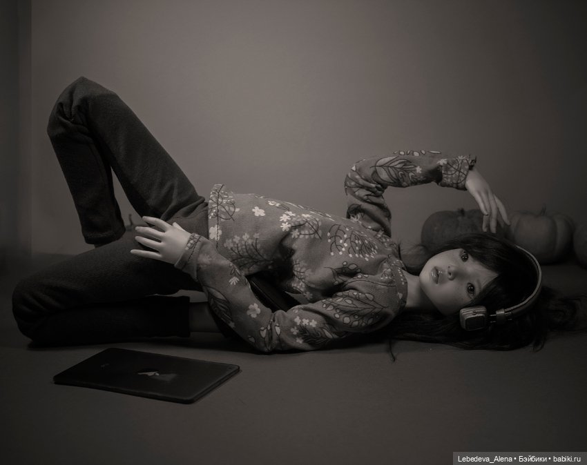 Черно-белые танцы — Гибридизация кукол BJD (БЖД): пересадка головы (фото 3)