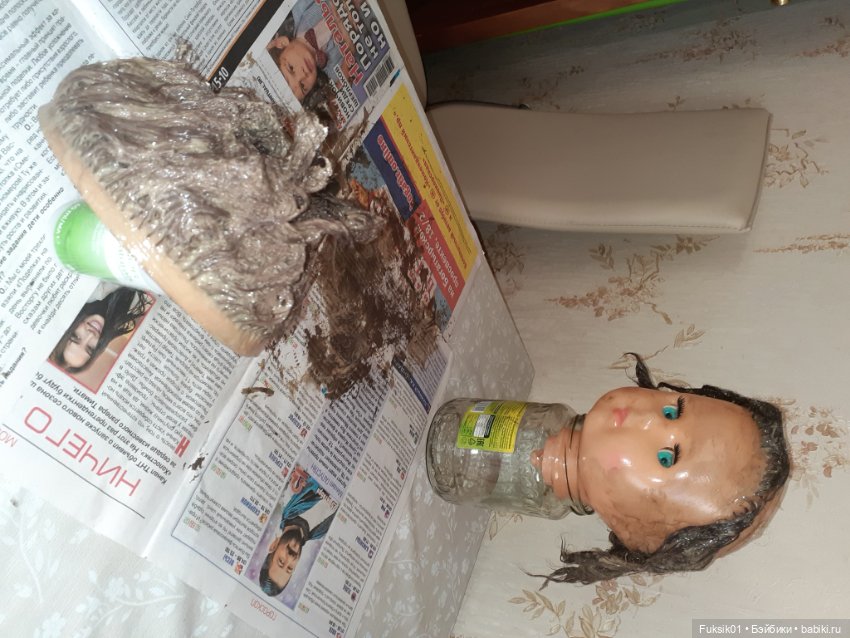 Преображение Марины — Перепрошивка волос и восстановление париков: МК