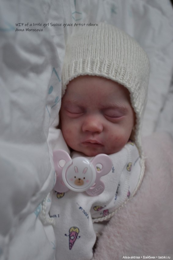 Софи Грейс в процессе возрождения. Кукла реборн Анны Морозовой (фото 5)