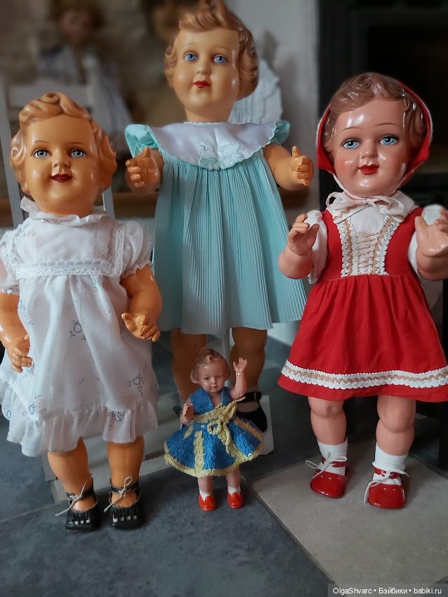 Три сестры - Адам Шраер — Куклы Adam Szrajer (Шраер) и Fingerhut (Фингергут): Польша