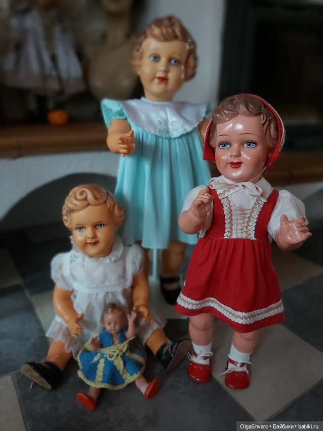 Три сестры - Адам Шраер — Куклы Adam Szrajer (Шраер) и Fingerhut (Фингергут): Польша