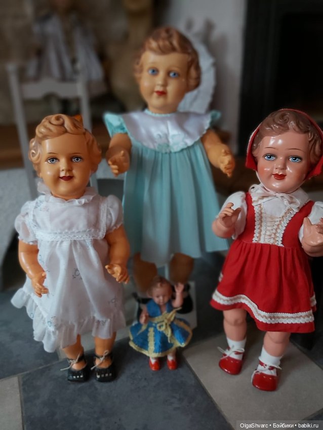 Три сестры - Адам Шраер — Куклы Adam Szrajer (Шраер) и Fingerhut (Фингергут): Польша