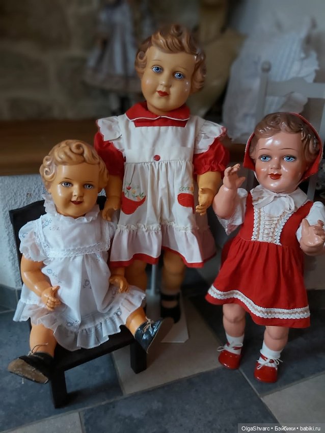 Три сестры - Адам Шраер — Куклы Adam Szrajer (Шраер) и Fingerhut (Фингергут): Польша