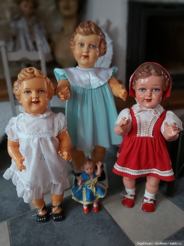 Три сестры - Адам Шраер — Куклы Adam Szrajer (Шраер) и Fingerhut (Фингергут): Польша
