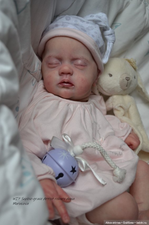 Софи Грейс, роспись окончена. Кукла реборн Анны Морозовой (фото 3)