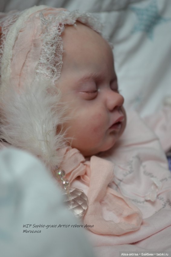 Софи Грейс, роспись окончена. Кукла реборн Анны Морозовой