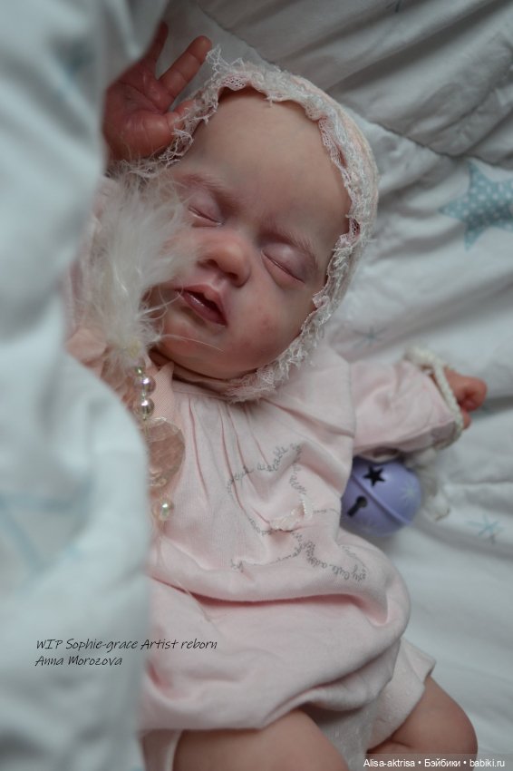Софи Грейс, роспись окончена. Кукла реборн Анны Морозовой