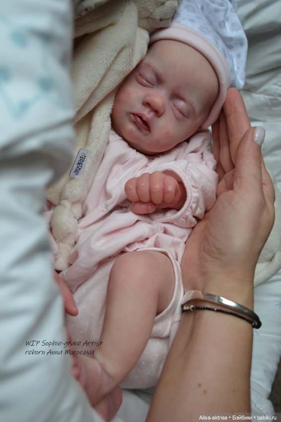 Софи Грейс, роспись окончена. Кукла реборн Анны Морозовой