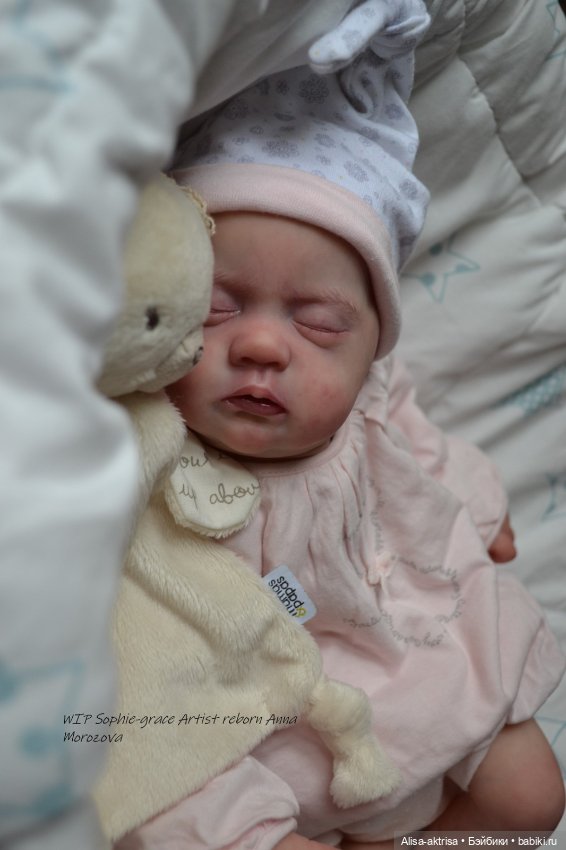 Софи Грейс, роспись окончена. Кукла реборн Анны Морозовой