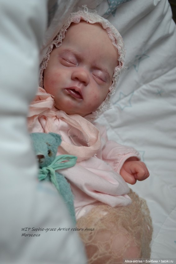 Софи Грейс, роспись окончена. Кукла реборн Анны Морозовой