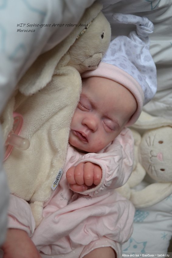 Софи Грейс, роспись окончена. Кукла реборн Анны Морозовой