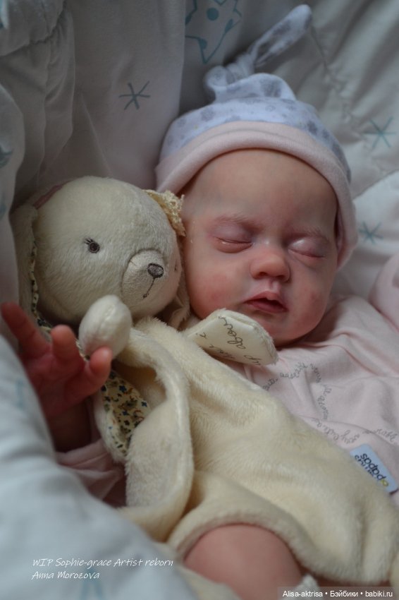 Софи Грейс, роспись окончена. Кукла реборн Анны Морозовой (фото 10)