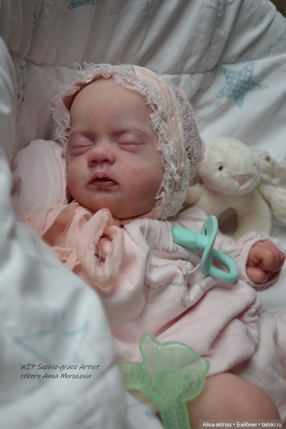 Софи Грейс, роспись окончена. Кукла реборн Анны Морозовой