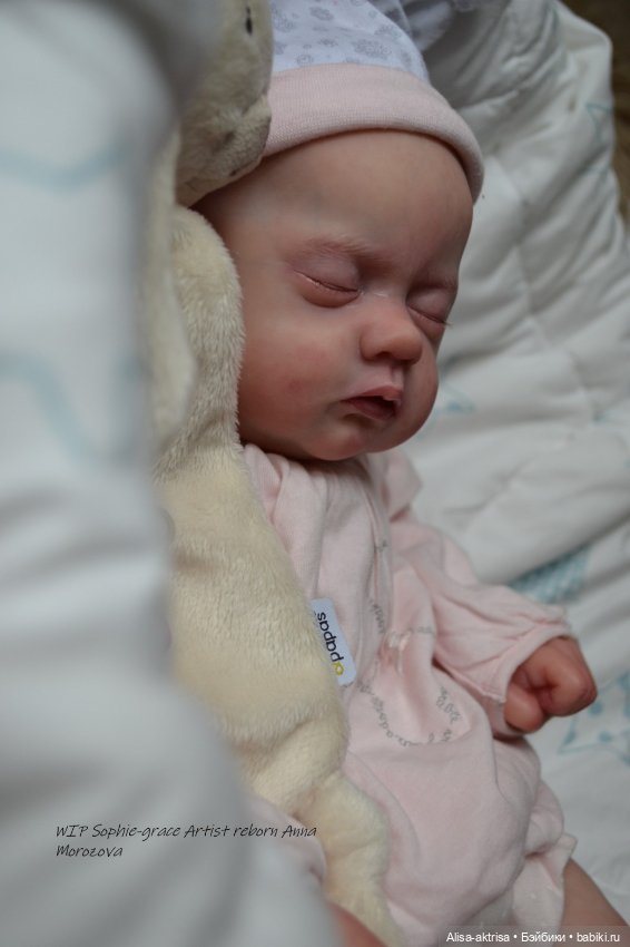 Софи Грейс, роспись окончена. Кукла реборн Анны Морозовой