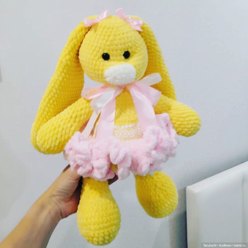 Игрушки ручной работы, сделанные из плюшевой пряжи гипоалергенны (фото 5)