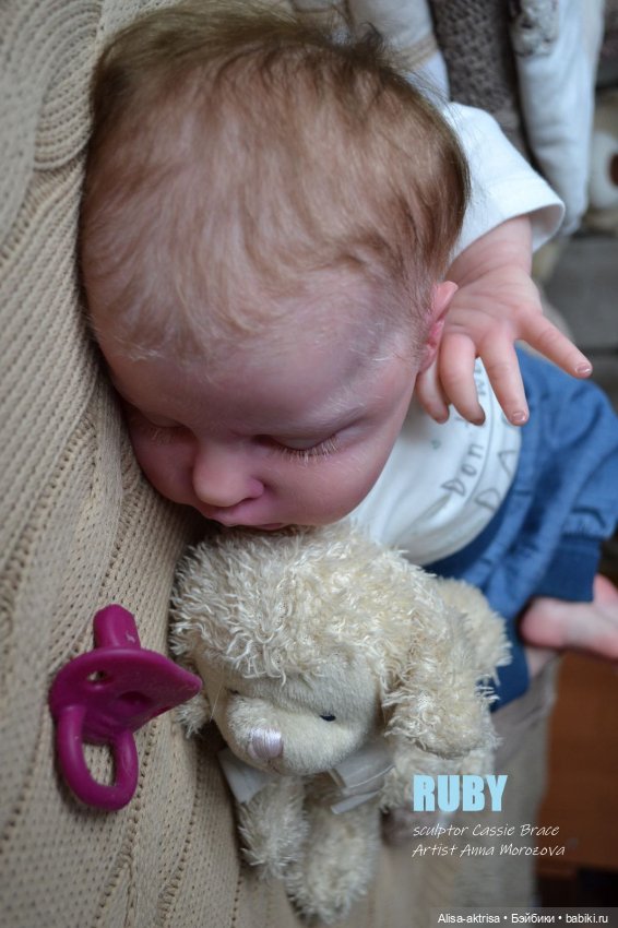 Руби родился и спешит к маме. Кукла-реборн Анны Морозовой