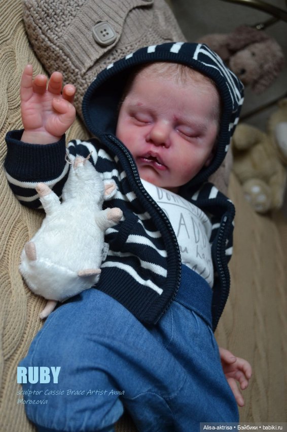 Малыш Руби родился. Кукла-реборн Анны Морозовой (фото 2)