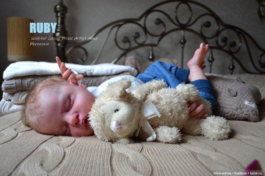 Руби родился и спешит к маме. Кукла-реборн Анны Морозовой